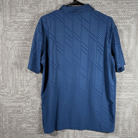 Nike Golf Tour Performance Polo Golf Shirt Men Medium Blue Dri-Fit Stretch - Picture 4 of 7